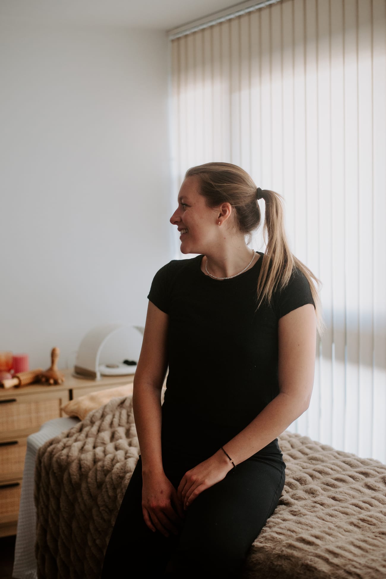 Emma, praticienne du studio Corps Accord